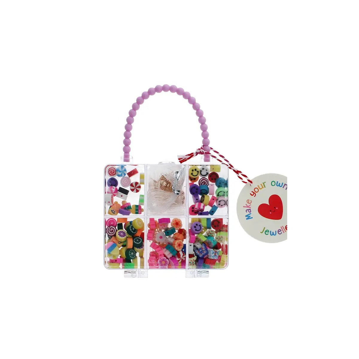 Maak je eigen sieraden – kralenset in handtasje