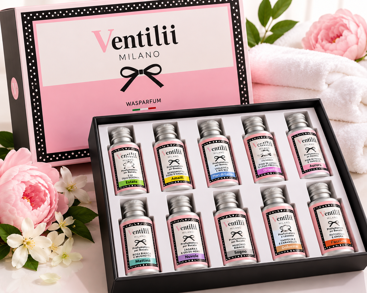 Ventilii Milano – Wasparfum Giftbox 10 × 20 ml